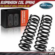 2Pcs Front Coil Springs for Chevy Impala Caprice Bel Air Biscayne Sedan Delivery picture