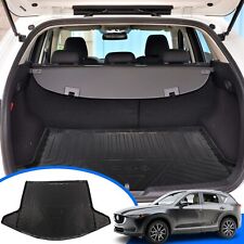 Rear Cargo Liner For Mazda CX-5 2017-2024 TPE Black Trunk Floor Mat Accessories picture