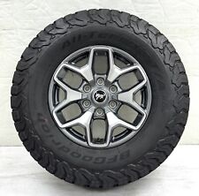 5 New Ford Bronco Badlands 17” Grey Mach Factory OEM Wheels Rims Tires 10387 picture