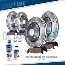 Front & Rear DRILLED Brake Rotors + Ceramic Pads Ford Edge Lincoln MKX Brake Kit picture