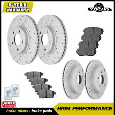 Front & Rear Disc Rotors + Brake Pads for 2007 2008 2009 Ford Edge Lincoln MKX picture