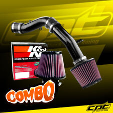 For 12-17 Accent 1.6L 4cyl Black Cold Air Intake + K&N Air Filter picture