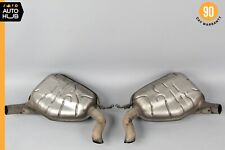 07-09 Mercedes W211 E320 CDI Diesel Exhaust Muffler Mufflers Right and Left Set picture