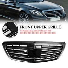 Front Grill Grille Fits Mercedes-Benz S-class W222 S500 S550 S600 2014-20 W/ACC picture