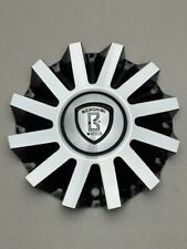 Borghini B19 Black And Machined Wheel Center Cap CSB19-1A picture