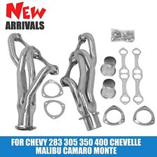 For Small Block Chevy 283 305 350 400 Stainless Headers Malibu Camaro Monte 2023 picture