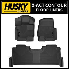 Husky Liners X-ACT Contour Floor Mats 2017-2024 Ford F-250 F-350 Crew Cab picture