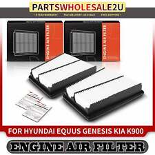 New 2Pcs Engine Air Filter for Hyundai Equus 11-16 Genesis 09-14 Kia K900 15-17 picture