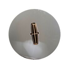 ONE (1 pc) 1998-2002 Lincoln Town Car Cartier Chrome Center Cap with GOLD Logo picture
