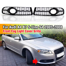 For Audi A4 B7 S-Line S4 2005-2008 Front Bumper Grille Fog Light Cover Honeycomb picture
