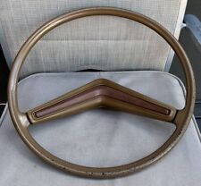 RARE FORD 1972-74 TC CORTINA XL GENUINE COMPLETE BROWN STEERING WHEEL & PAD picture