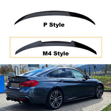M4 Style Rear Trunk Spoiler For BMW F36 Gran Coupe 428i 430i 435i Gloss Black14+ picture