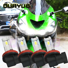 For Kawasaki zx-14r zx14r 1400 LED Headlight 4pc lightweight LED Set 2006-2020 picture