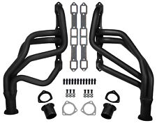 NEW 66-74 MOPAR LONG TUBE HEADERS,383-440 BIG BLOCK,BLACK,DODGE CHARGER,PLYMOUTH picture