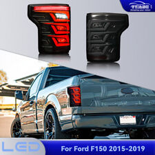 LED Tail Lights For Ford F150 F-150 2015-2019 Sequential Rear Turn Signal Lamps picture