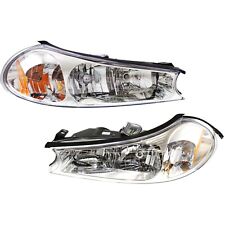 Headlight Set For 98-2000 Ford Contour Left and Right With Bulb 2Pc picture