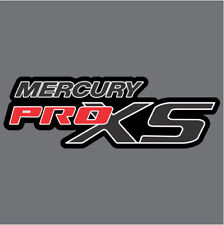 700-108 Black Mercury Pro XS Carpet Graphic Decal Sticker for Fishing Bass Boats picture