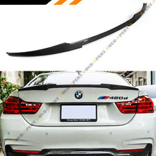 FITS 2014-2020 BMW 428i 435i 440i CARBON FIBER TRUNK SPOILER WING- M4 LOOK STYLE picture
