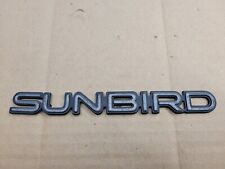 Pontiac OEM Sunbird Black Emblem Badge Logo Nameplate Name Insignia 20696847 picture