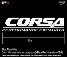 Corsa Performance Stickers-Reflective/Metallic Color Decal Exhaust Muffler Decal picture