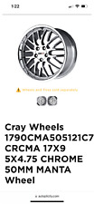 1 - Cray Manta 1790CMA505121C70 Wheel Rim NIB 5x4.75 17x9 Chrome 5x120.65 picture