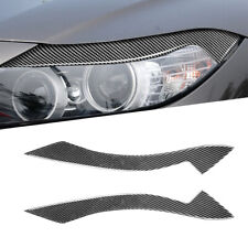 Carbon Fiber Front Headlight Eyelid Cover Eyebrow Trim For BMW Z4 E89 2009-2015 picture