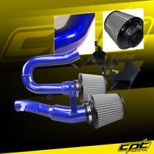 For 08-10 BMW 135i 3.0L L6 E82/E88 Blue Cold Air Intake + Stainless Air Filter picture