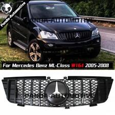 All Black GTR Style Grille For ML-Class W164 2005-08 ML320 ML350 ML550 ML63 AMG picture