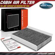 Activated Carbon Cabin Air Filter for Jeep Compass17-22 Renegade Fiat 500L 500X picture