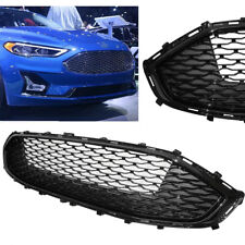 Fits For 2019 2020 Ford Fusion Front Upper Bumper Grille Grill Glossy Black Mesh picture