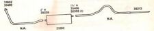1950-1955 CHEVY 1/2 TON TRUCK EXHAUST SYSTEM, ALUMINIZED, 3100 EXCEPT PANEL picture