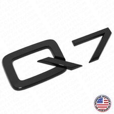 Audi Q7 Gloss Black Rear Letter Liftgate Badge Trunk Emblem Badge Logo Sport  picture