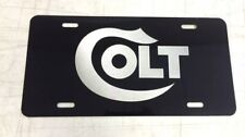 COLT Car Tag Diamond Etched on Aluminum License Plate picture