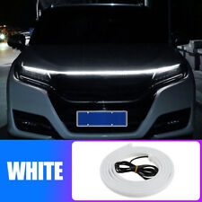 White 120cm Flexible Car Hood Day Running LED Light Strip Accessories Universal picture