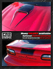 Chevrolet Camaro 1998-2002 Manta Ray Hood Scoop and Rear Stripes (Choose Color) picture