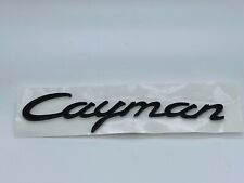Fits For Cayman black 987 986 emblems trunk replacement badge glossy black new a picture