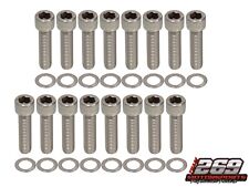 BBC INTAKE MANIFOLD BOLTS STAINLESS STEEL KIT GM 396 402 427 454 BIG BLOCK CHEVY picture