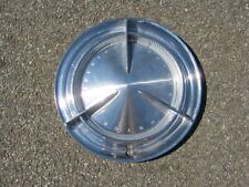 One factory 1960 Pontiac Bonneville 14 inch spinner hubcap wheel cover picture