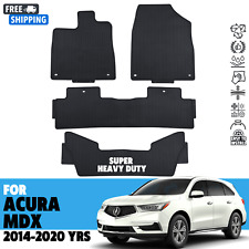 Floor mats for 2014-2020 ACURA MDX All Weather Super Heavy Duty Rubber picture
