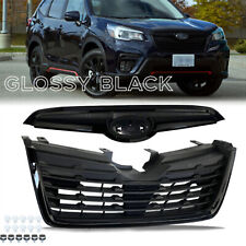Glossy Black Front Bumper Upper Grille Fits 2019 2020 2021 Subaru Forester Grill picture