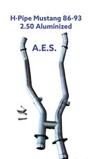 86-95 MUSTANG H PIPE FOR SHORTY HEADERS STOCK MANIFOLDS 2.50 ALUMINIZED picture