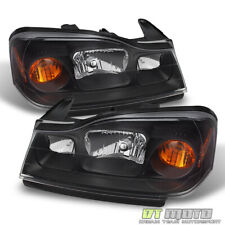 Black 2006-2007 Saturn VUE Headlights Headlamps Left+Right Replacement 06-07 Set picture