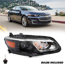 Halogen Headlights For 2016-2018 Chevy Malibu Right Passenger Side W/bulbs 16-18 picture