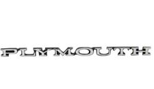 For 1970-74 Mopar Plymouth B-Body/Barracuda/Duster Header Panel Nameplate Emblem picture