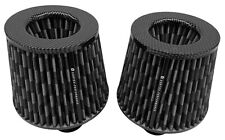 Twin Turbo N54 Dual Cone Air Filter Intake FOR BMW E90 E92 E93 E87 335i 135 CF picture