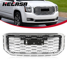 Chrome Front Upper Grille Mesh Grill For GMC Yukon/ Yukon XL Denali Style 15-20 picture