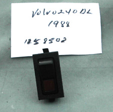 1988 Volvo 240 DL Seat Heater Switch. OEM 1258502 picture