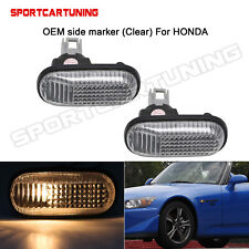 Side Marker Fender Light Lamp Clear For HONDA S2000 S2K Accord Civic Prelude CRX picture