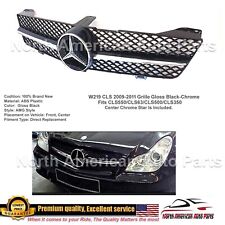 CLS550 CLS63 Black Glossy Grille Facelift AMG Bumper Star 2009 2010 2011 CLS500 picture