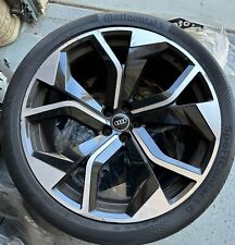 Factory Audi 2021 RSQ8 Wheels Tires 23 inch Q8 RS SQ8 Set of 4 Black Y picture
